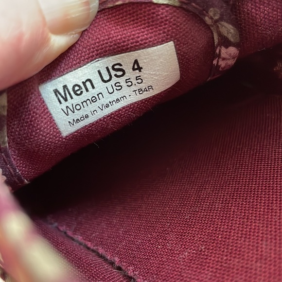 Vans floral canvas sneakers - Picture 5 of 5